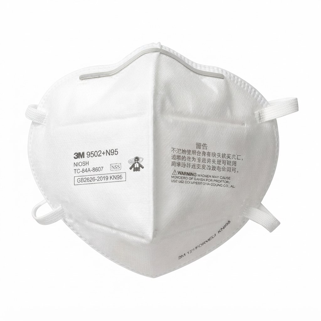Respirador Desechable 3M 9502+ N95-KN95