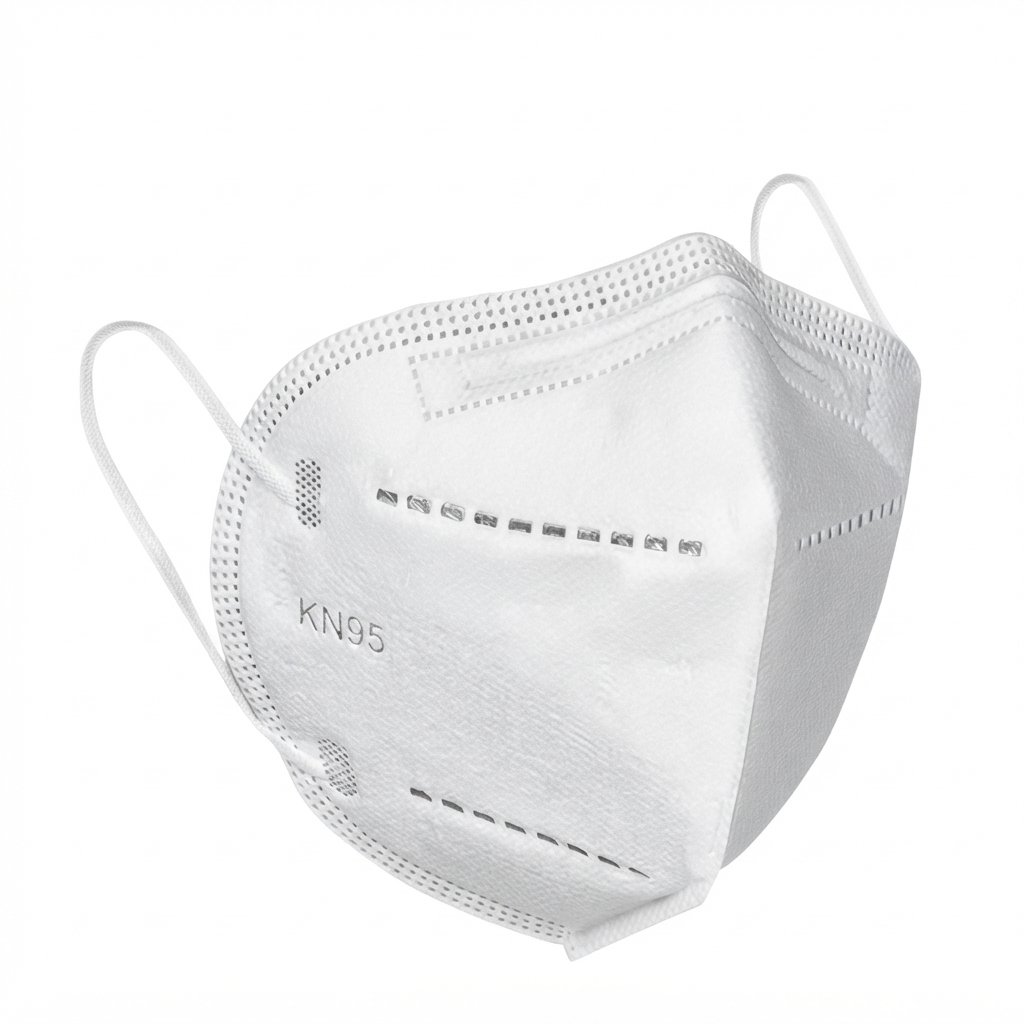Mascarilla KN95 Certificada Color Blanco