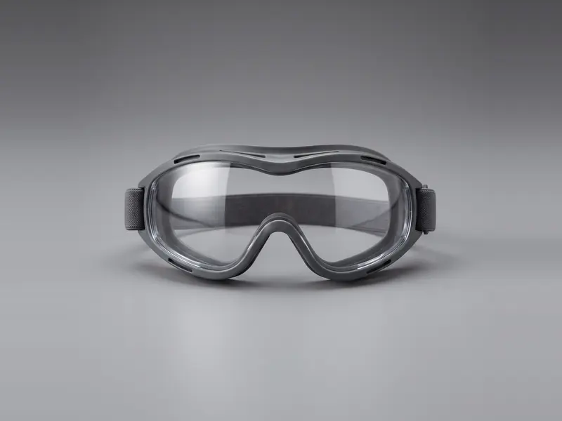Gafas de seguridad panorámicas con lente transparente